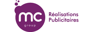 logo MC Group réalisations publicitaires