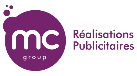 Logo MC Group, réalisations publicitaires